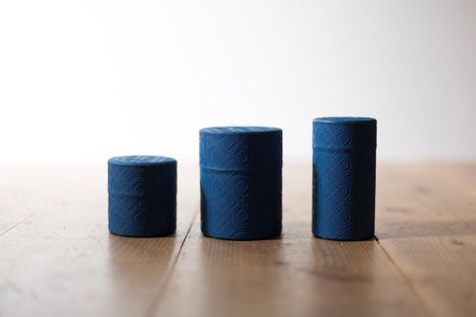 Boîte à thé avec Washi (le papier japonais) -UKIGAMI