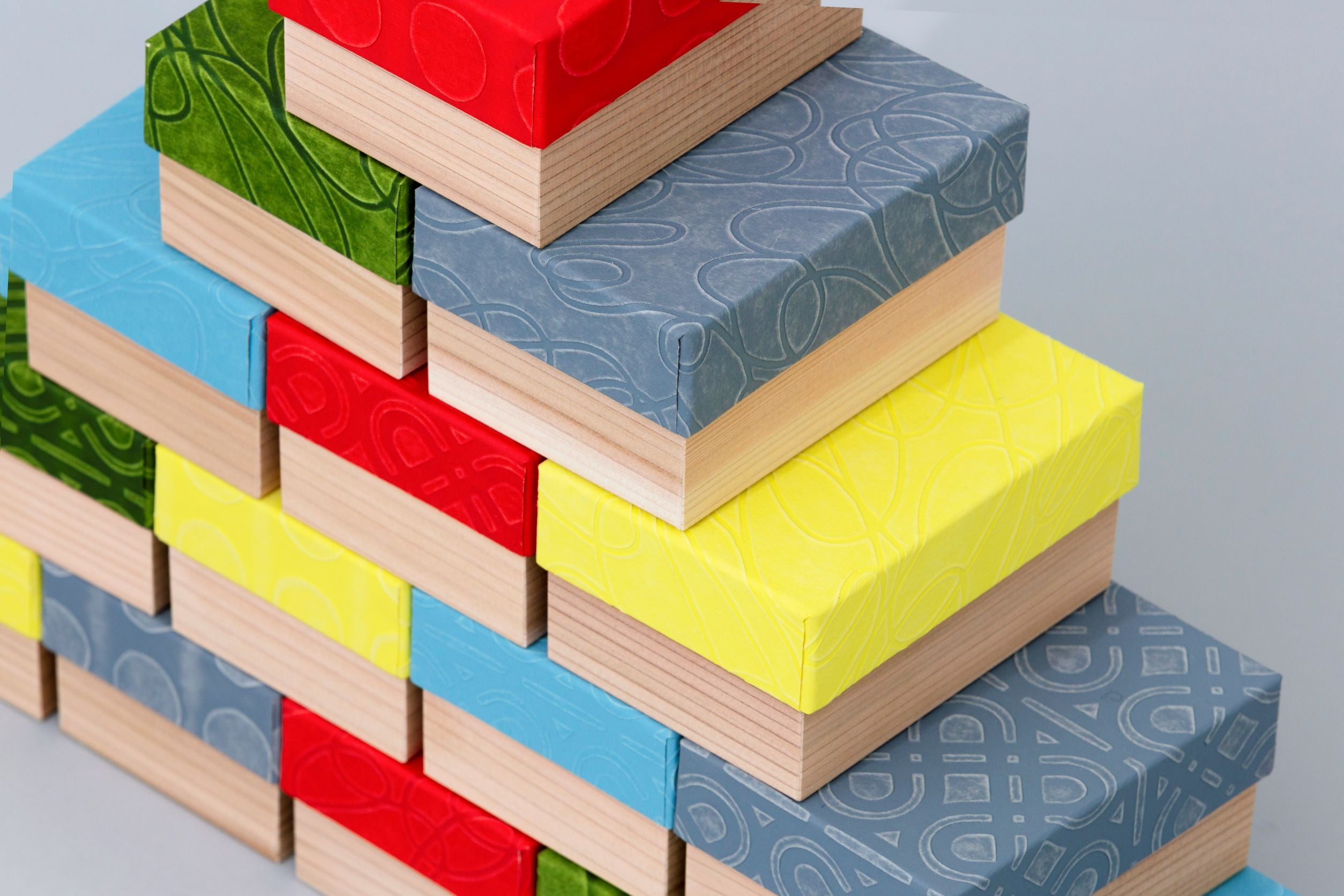 Petite boîte avec Washi (le papier japonais) -UKIGAMI