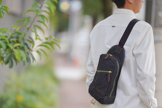 Japanese chest bag for everyday life