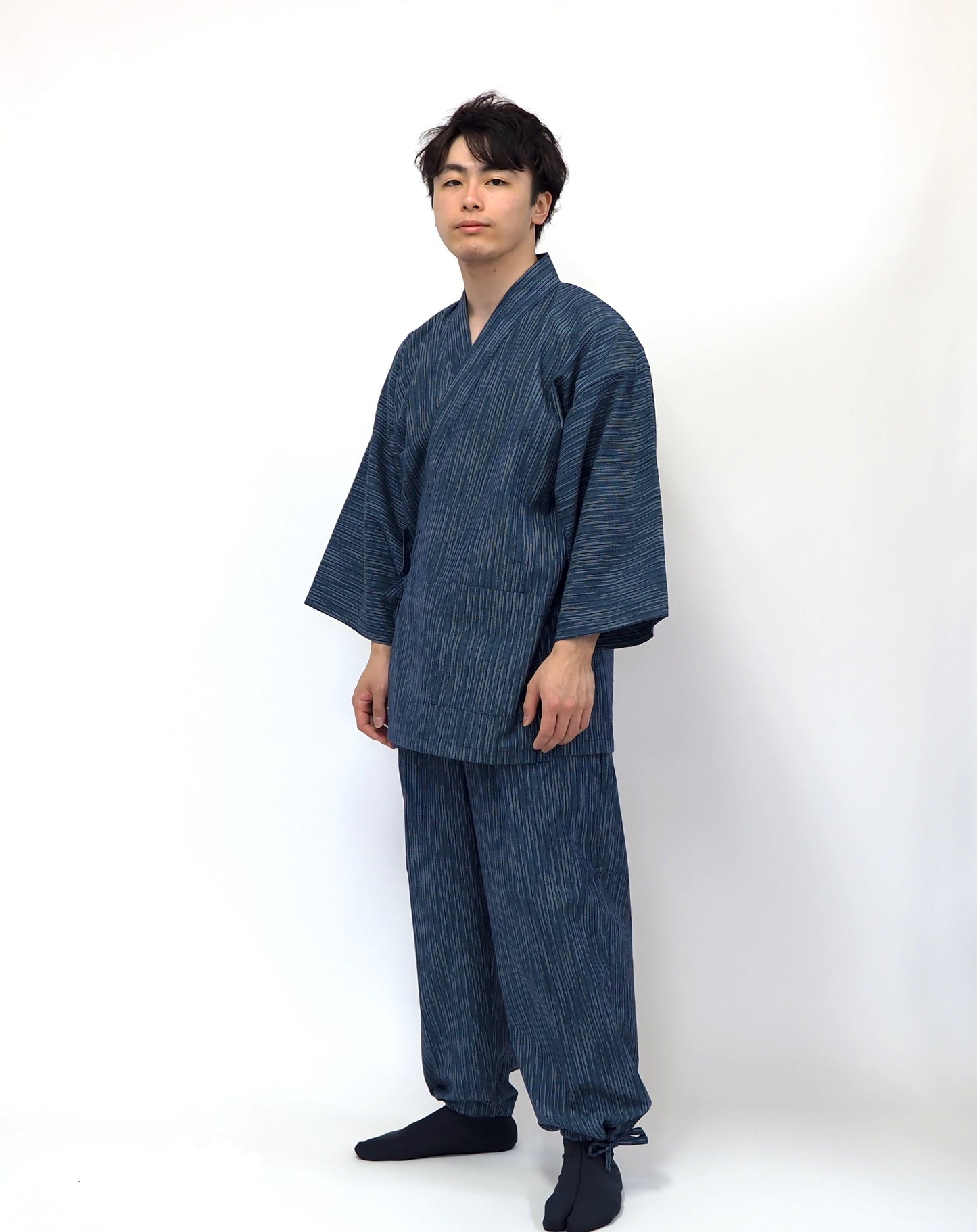 Men's kimono for relaxing samurai / Samué-ITAJIMÉ