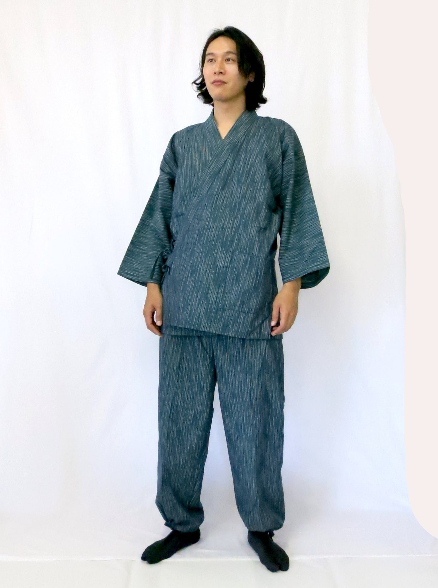 Men's kimono for relaxing samurai / Samué-ITAJIMÉ