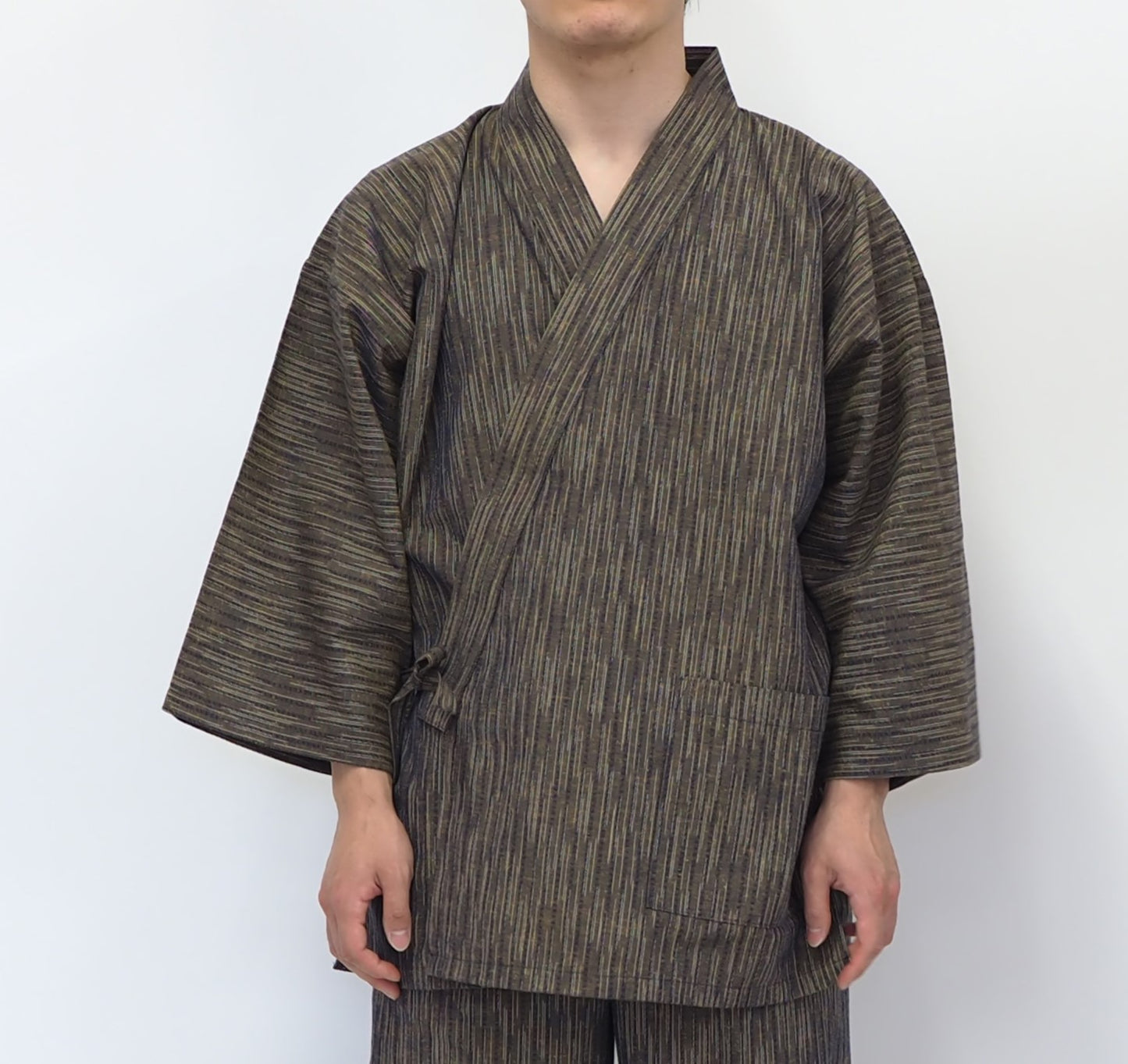 Men's kimono for relaxing samurai / Samué-ITAJIMÉ