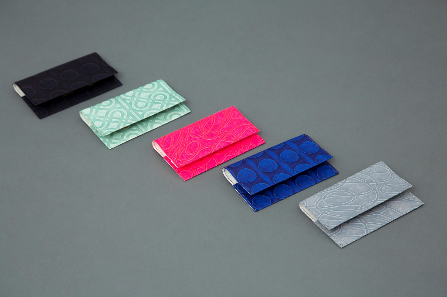 Card holder with Washi (Japanese paper) -UKIGAMI